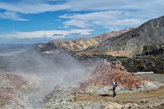 Private Day Trip in Landmannalaugar South Region area on a 4x4 truck - The volcano route via Hekla and Landmannahellir cave stop