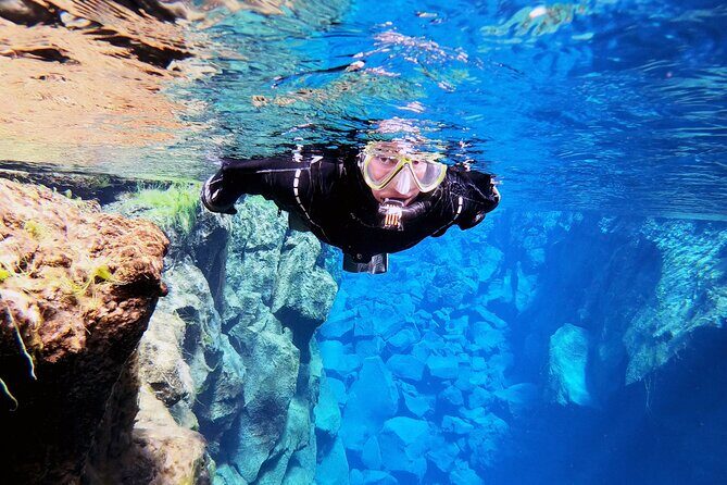 Private Silfra Snorkeling 6 p. group - Meet on Location - with Underwater Photos - Value check: $899 per group—who benefits most