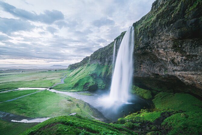 Private South Coast & Katla Ice Cave Tour in Iceland - Seljalandsfoss: walking behind the waterfall (rainbows possible)