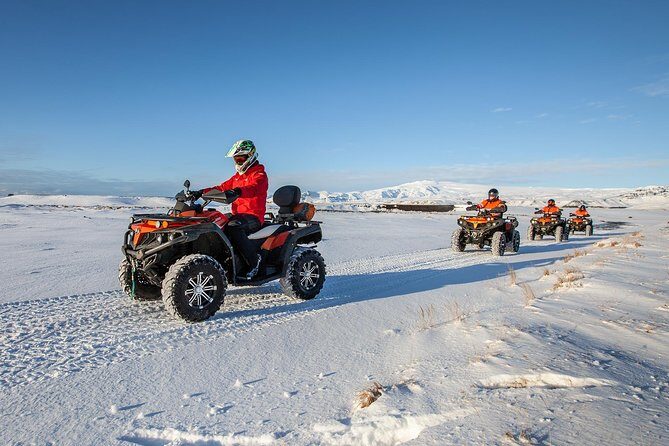 Quad Bike Tour on Black Lava Sands from Mýrdalur - River Jökulsá and the return climb: what happens after the big stops