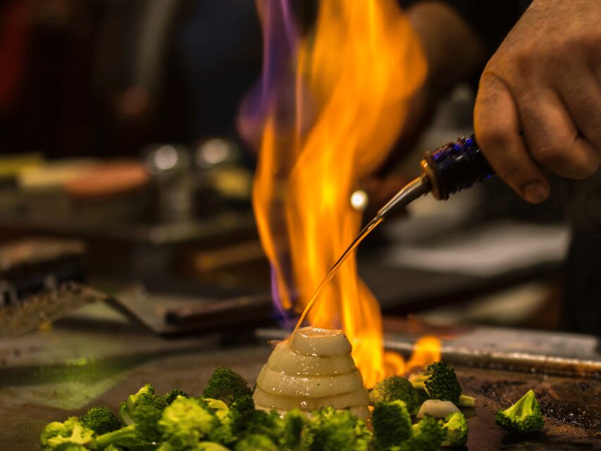Reykjavík: 7-Course Teppanyaki Tasting Menu with Fire Show - The welcome sake cocktail: a small start that changes the whole mood