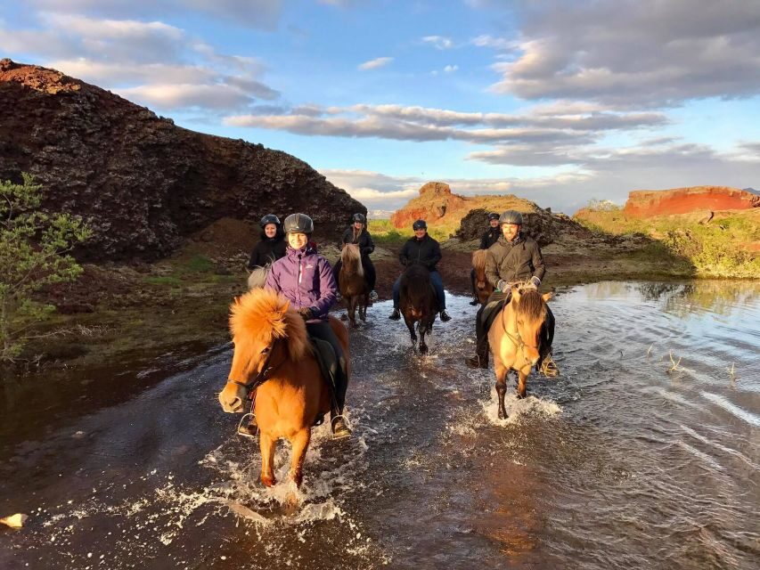 Reykjavik: Evening Sleipnir Horse Riding Tour with Pickup - Golden Hour Horseback Riding Near Reykjavík