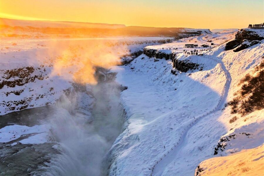 Reykjavík: Golden Circle Minibus Tour & Blue Lagoon Transfer - Gullfoss Waterfall: Time to See It Up Close, Not Just From a Parking Lot