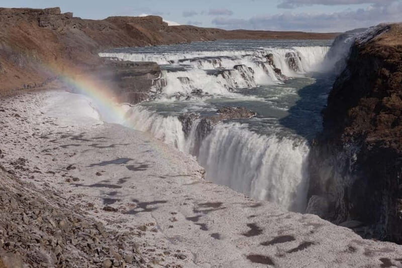Reykjavik: Golden Circle Super Jeep and Snowmobile Tour - Gullfoss waterfall: the Golden Falls moment you’ll remember