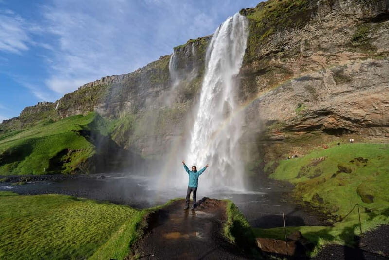 Reykjavik: Katla Ice Cave & South Coast Waterfalls Tour - Katla Ice Cave hike: walking on glacier time