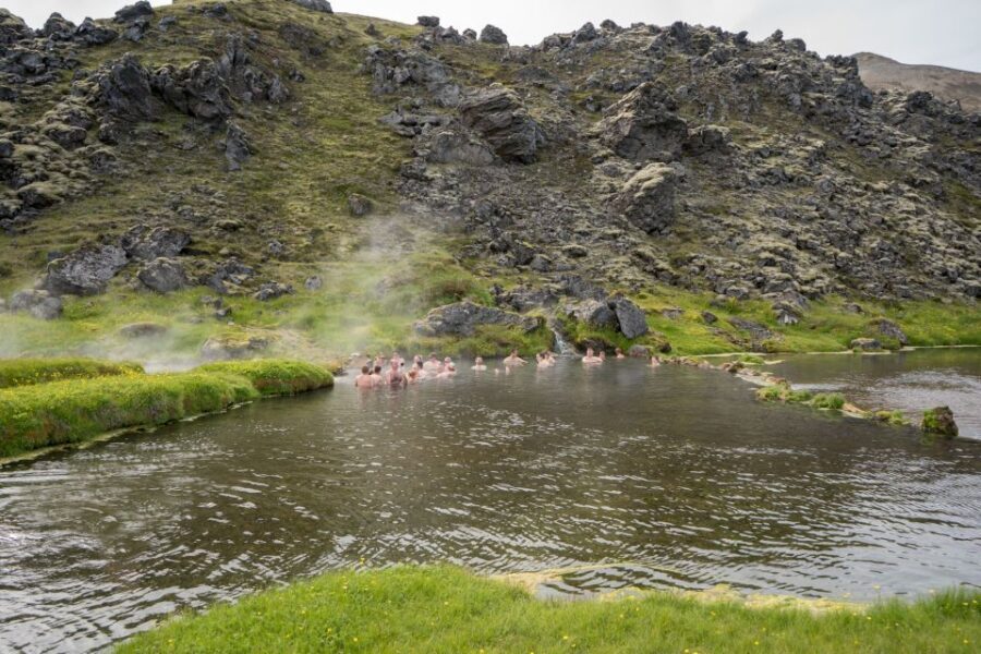 Reykjavík: Landmannalaugar Hike and the Valley of Tears - Landmannalaugar: where rhyolite colors meet black obsidian