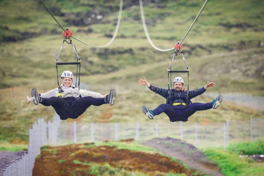 Reykjavik: Mega Zipline Adventure - Zipline Over Svartagljúfur Gorge: Speed, Height, and Real Scenery