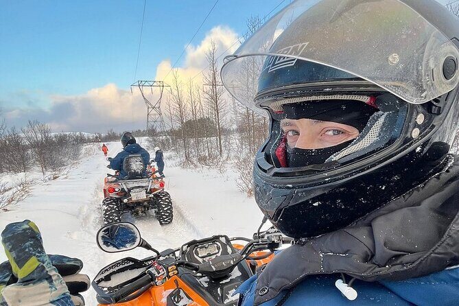 Reykjavik Peak with Safari Quads ATV - Climbing Reykjavik Peak: the moment the effort pays off