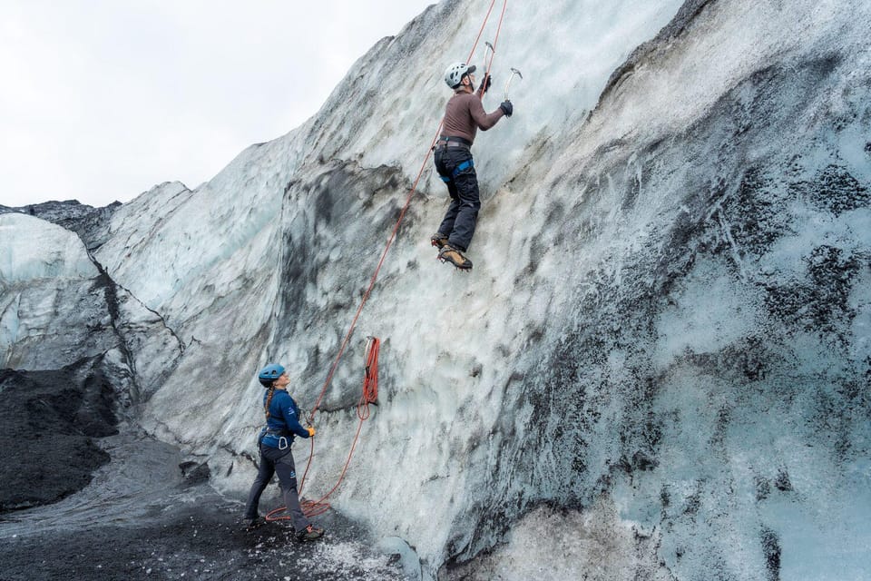 Reykjavík: Sólheimajökull Glacier Hike & Ice Climbing Intro - Glacier Hiking: Crevasses, Ice Formations, and Ridges