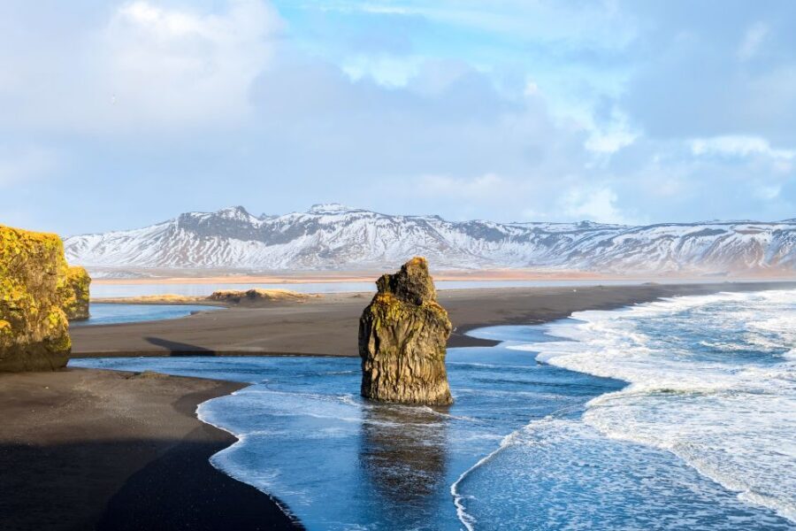 Reykjavik: South Coast Waterfalls & Glacier Small-Group Tour - Reynisfjara and basalt columns: black sand that feels otherworldly