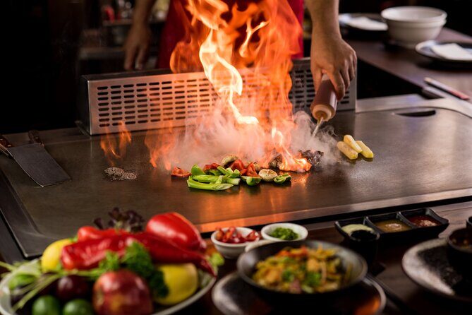 Reykjavik Teppanyaki 7 Course Menu and Fire Show with Cocktail - Timing and flow: 1 hour 30 minutes that moves