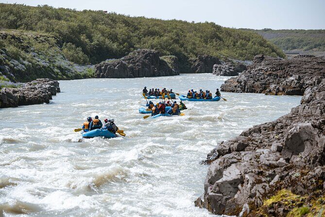 River Rafting on the Golden Circle - On-the-water time: rapids that are fun, not chaotic