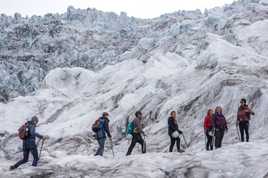 Skaftafell: Extra Small Group Glacier Adventure - Arriving at Falljökull: The Crampon and Safety Moment