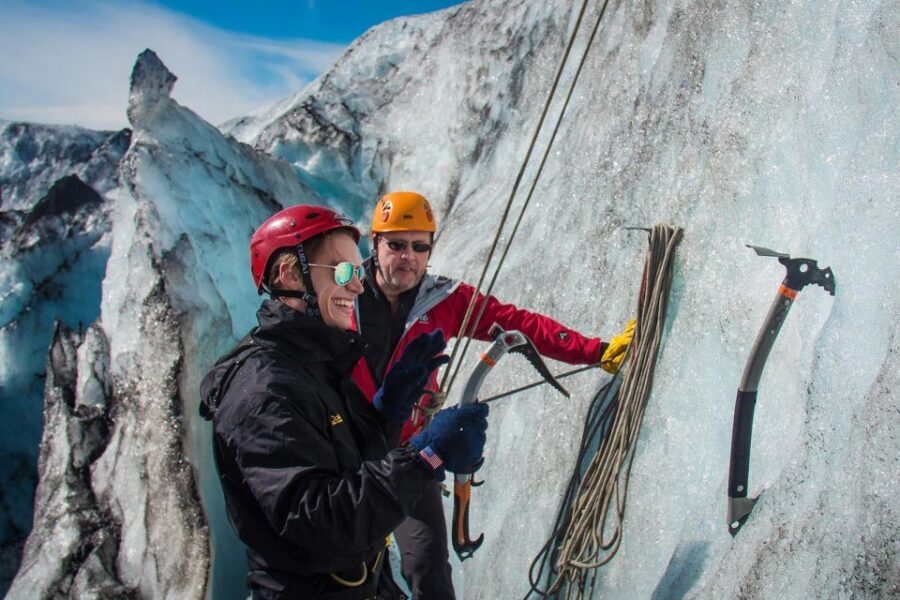 Skaftafell: Glacier Hike and Ice Climbing Guided Experience - Gear-On Hike Across Falljökull’s Crevasses and Ice Ridges