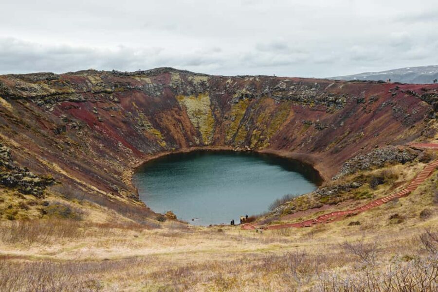 Small Group Golden Circle Tour w/ Kerid & Tomato Farm Visit - Geysir Geothermal Area and Strokkur’s Repeat Eruptions