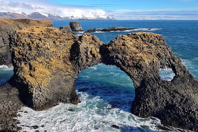 Snaefellsnes Peninsula. Private Day Tour from Reykjavik - Djúpalónssandur beach: lava field, pebbles, and the Grimsby Epine