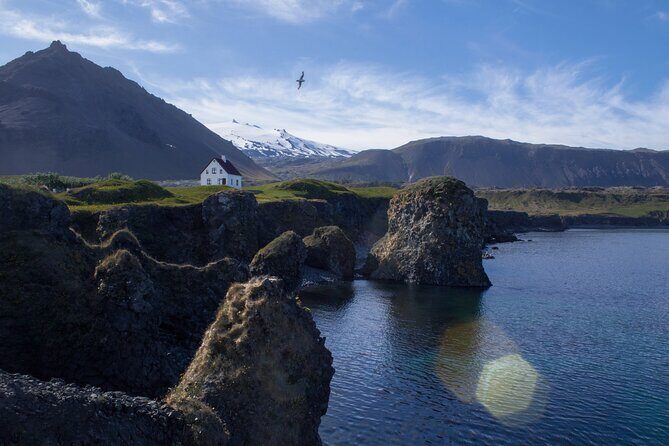 Snaefellsnes Small Group Tour with Homemade Meal from Reykjavik - Buðir black church and the Snæfellsjökull story moment