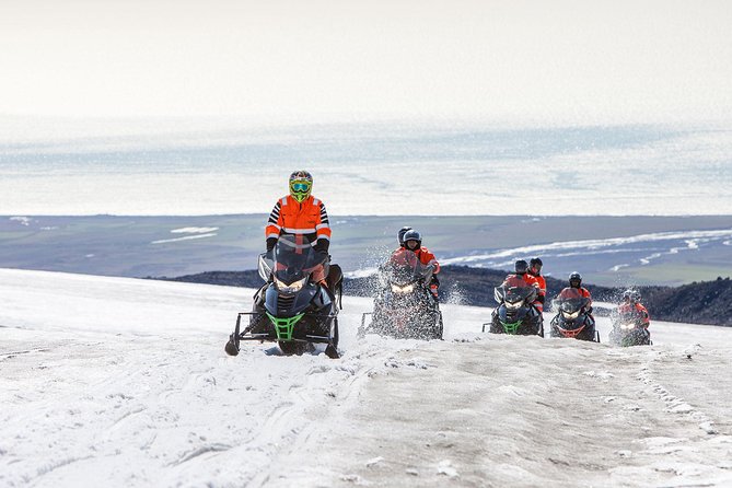 Snowmobiling Experience on Mýrdalsjökull Glacier - The Snowmobile Lesson: How You Learn Control Before You Ride