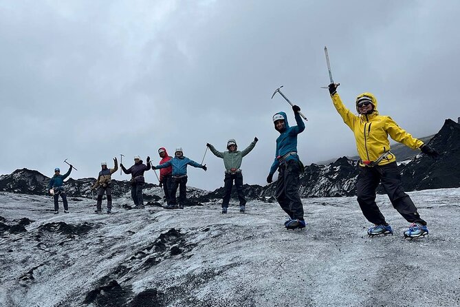 Sólheimajökull Glacier Hike Adventure - On the Ice: Crevasses, Ice Formations, and a Glacier Cave Moment