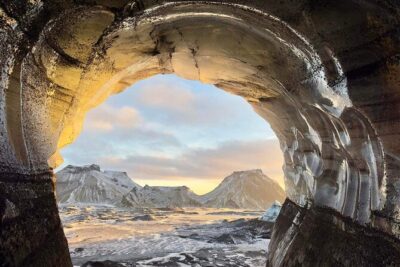 South Coast & Katla Ice Cave Adventure From Reykjavik in a 4x4 - Seljalandsfoss: the classic waterfall with the wet-walk trick