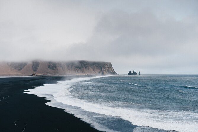 South Coast Tour Private Epic Adventure - Reynisfjara black sand beach: basalt columns, Reynisdrangar, and wave safety