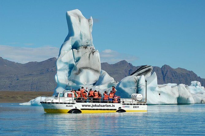 South Iceland and Glacier Lagoon: Jökulsárlón with Boat Tour - Diamond Beach and Vík: Ice on Black Sand, Then Dinner Time