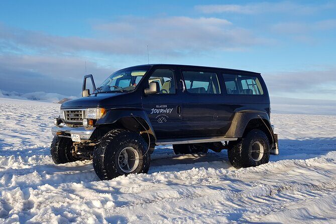 Super Jeep Glacier Tour on Vatnajökull - Rugged drive: lava fields, black sand, and climbing toward the ice