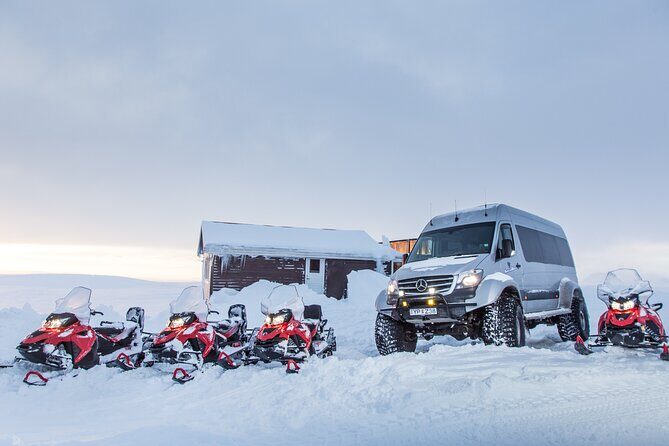 Super Jeep Golden Circle & Snowmobile on Glacier from Reykjavik - Langjökull Glacier: the 1-hour snowmobile that actually feels like an adventure