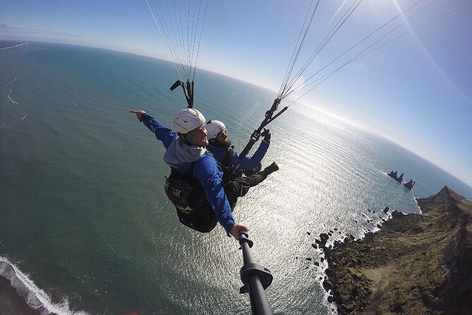 Tandem Paragliding Flights from Vik - Photos and video: what you’ll receive after landing