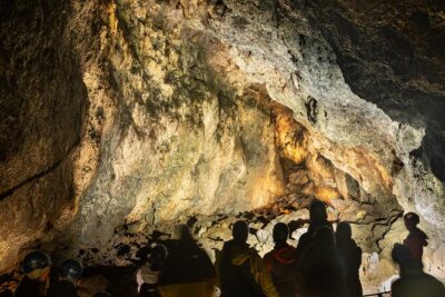 Vatnshellir Cave Tour - Gear and lighting: why the helmet and headlamp matter