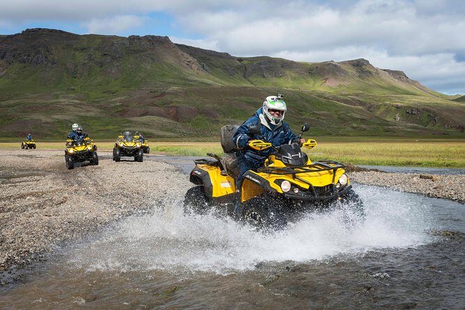 Volcanic Springs ATV adventure from Reykjavik - Reykjadalur Hot Springs area: the payoff after the throttle