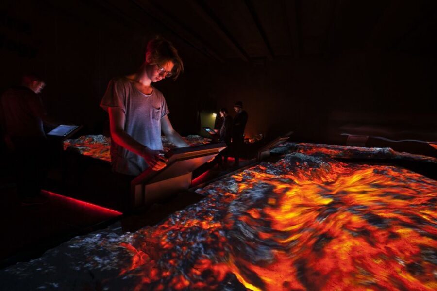 Volcano Exhibition and Cinema - Lava Centre Iceland - Fiery Heart of Iceland: magma up-flow and the hot-spot idea