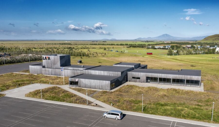 Volcano Exhibition and Cinema - Lava Centre Iceland - Magma Learning Center: structures you can actually recognize