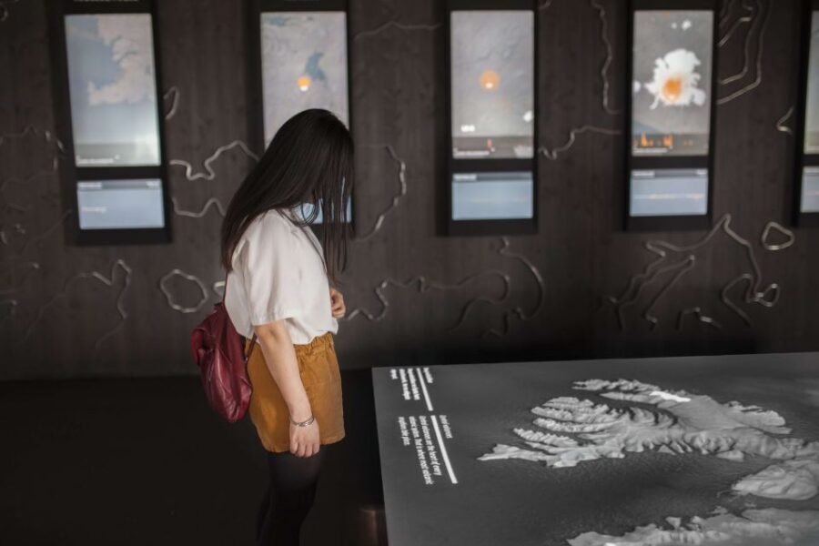 Volcano Exhibition and Cinema - Lava Centre Iceland - Trembling Earth: live earthquakes and the simulator hit different