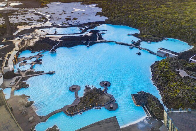Volcano Hike and Blue Lagoon Including Admission Small Group Tour - What you might see on the lava fields: fresh drama or smoldering heat