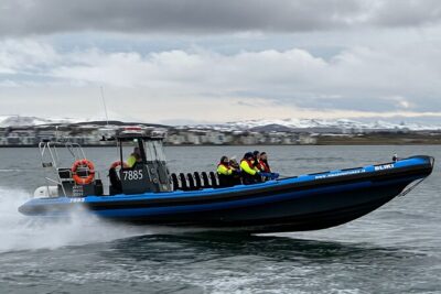 Whale Watching - RIB Boat Adventure in Kopavogur, Iceland - The whale search: about 60 minutes of real looking and photo time