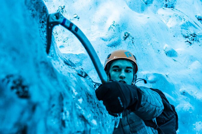 Winter Ice Cave + Climbing Private Photoshoot - 20 Shot Package - Glacier science you can feel, not just read