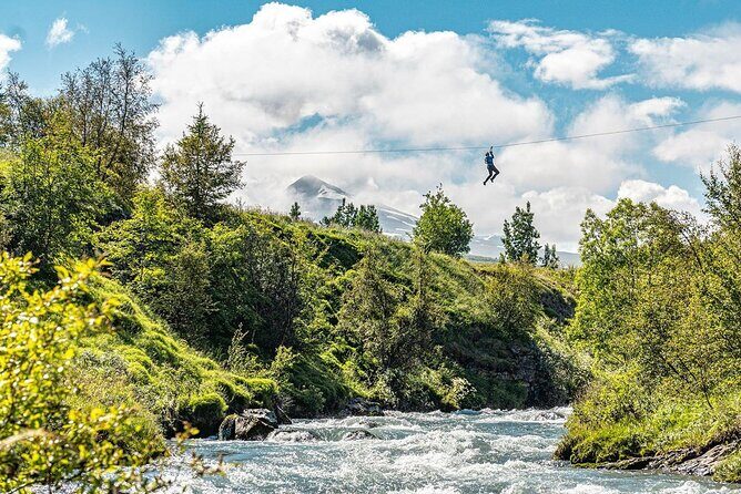 Zipline Adventure Through Glerárgil River Canyon in Akureyri Town - What the 1–2 hour rhythm feels like on the ground